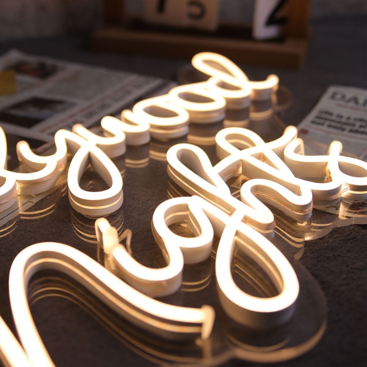 Hollywood Nights Led Neon Sign For City And Nightlife Decor - Shineneon