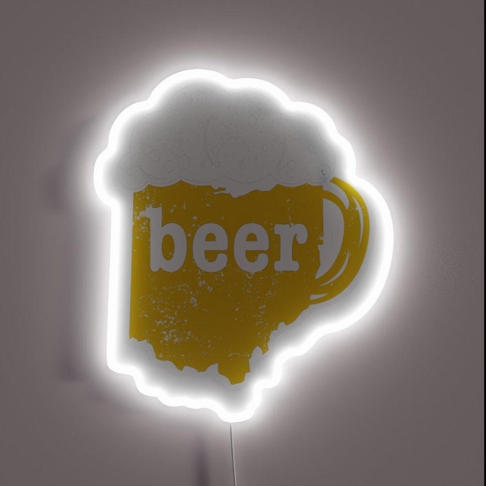 Home Brew Beer Funny Ohio Funny Beer Apparel Rgb Led Neon Sign - Shineneon