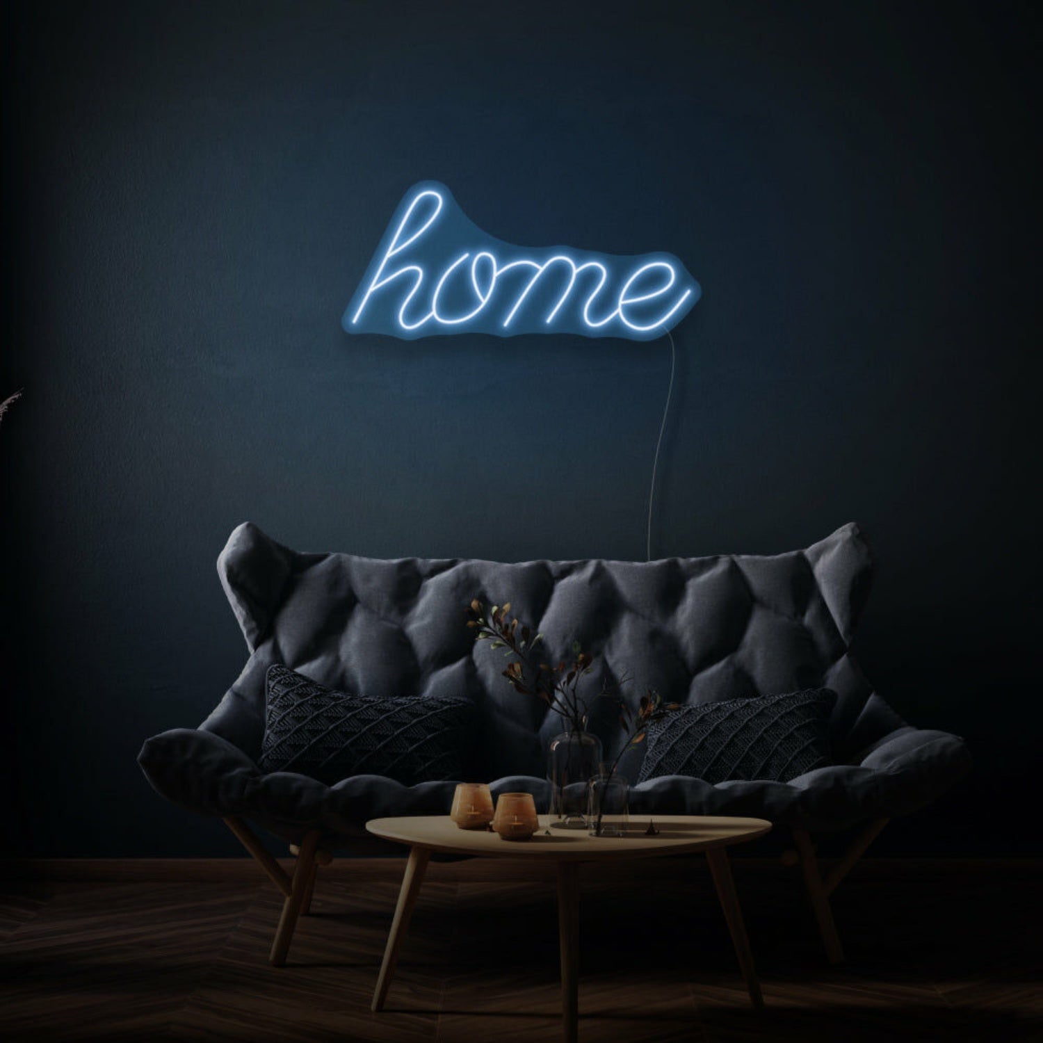 Home Cursive Neon Welcoming And Warm Atmosphere - Shineneon