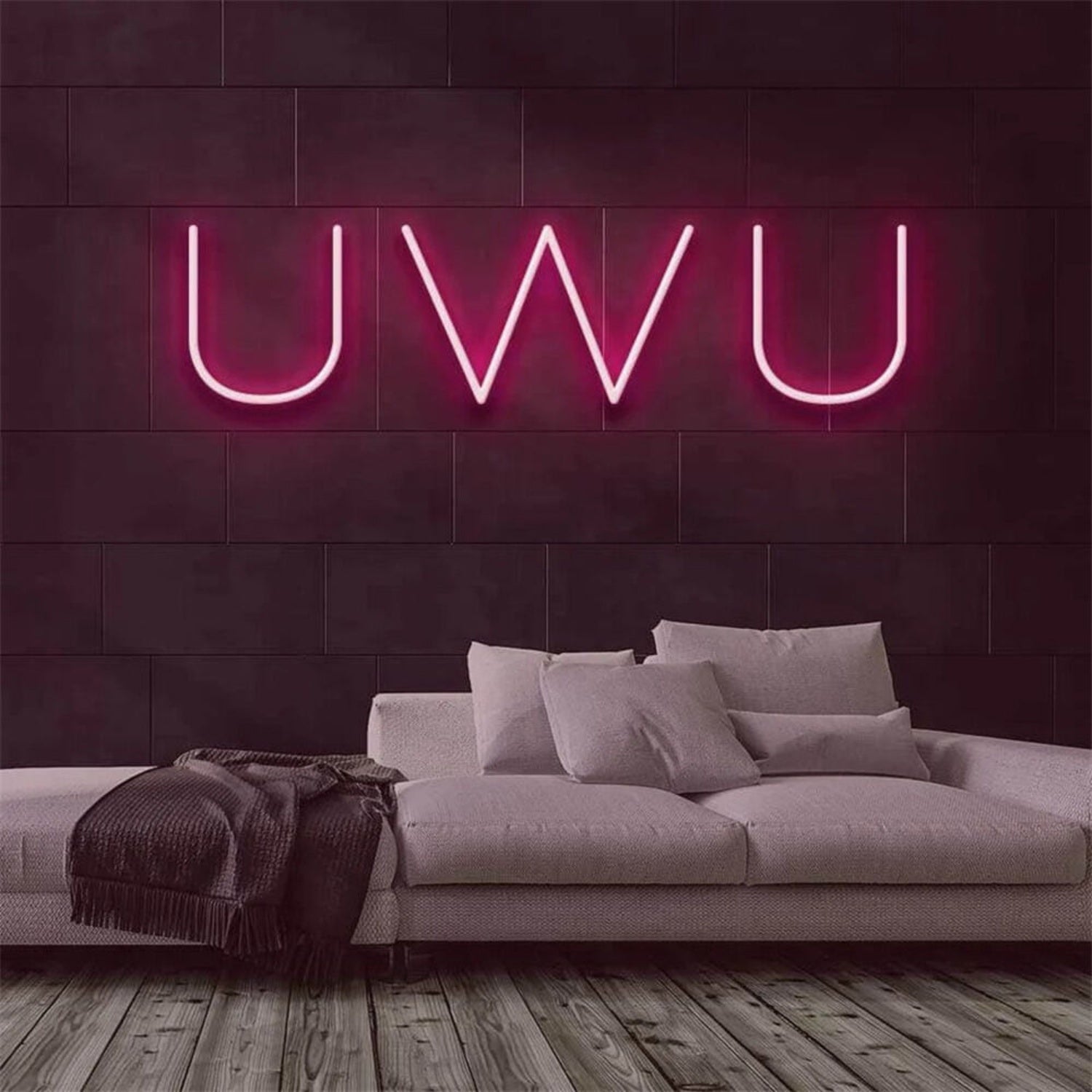 Home Decor Office Vibes And Bar Atmospheres Uwu Led Neon Sign - Shineneon
