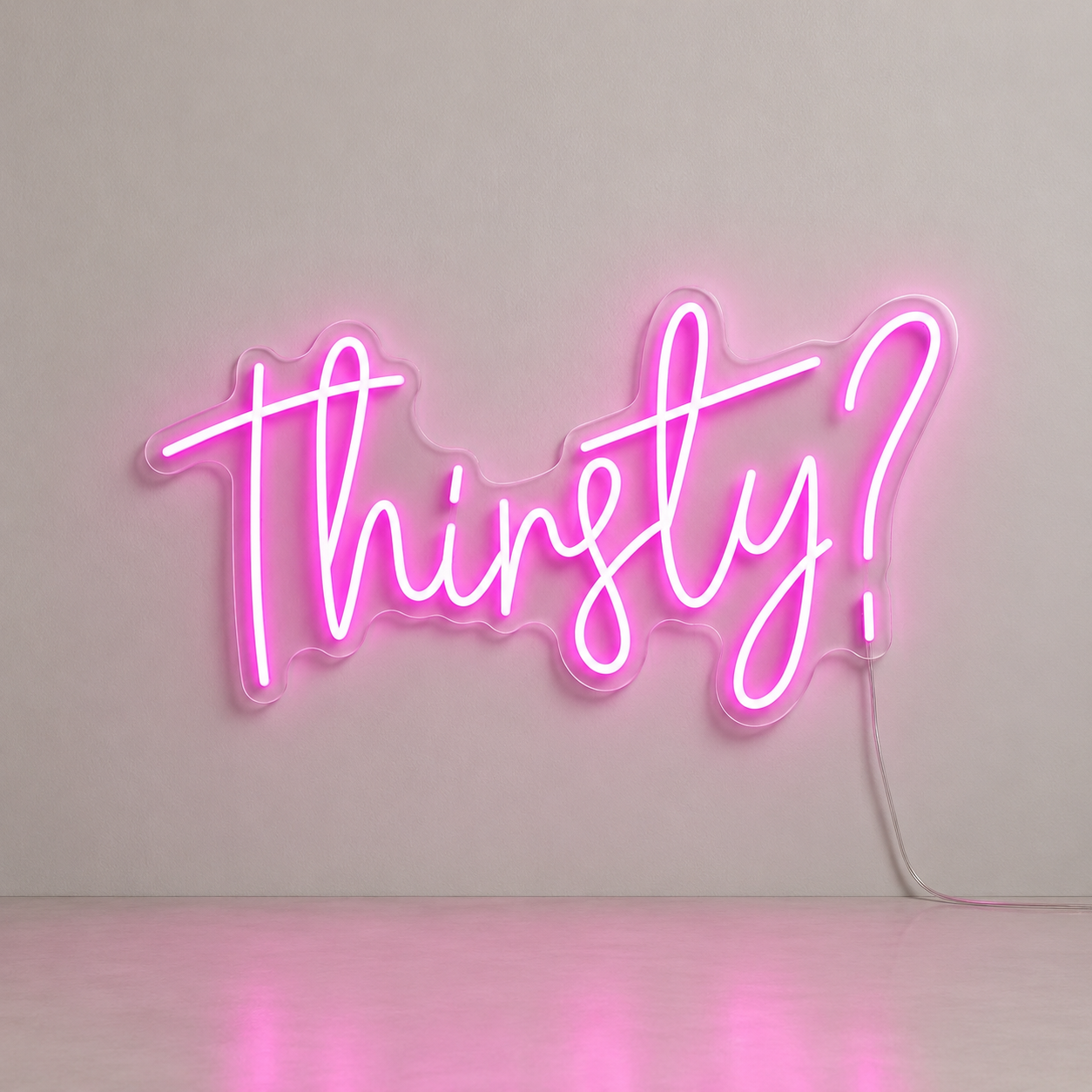 Home Lounge Square Wall Decor LED Neon Sign Home Art main product image