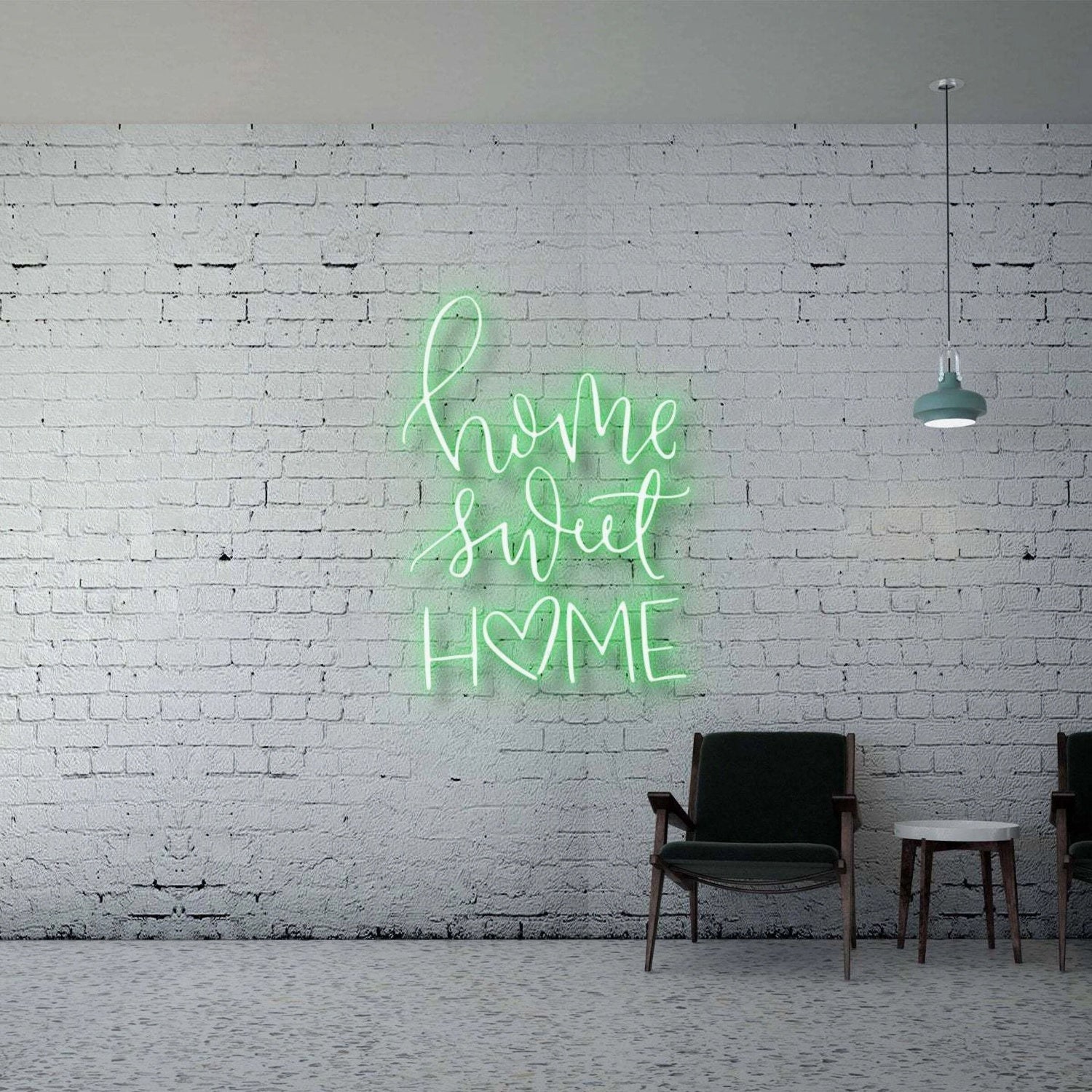 Home Sweet Home Heart Led Neon Sign - Shineneon