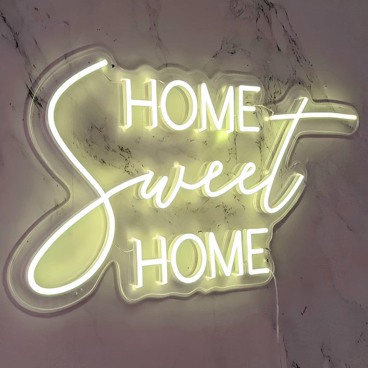 Home Sweet Home Led Neon Sign Abode With Comfort And Charm - Shineneon
