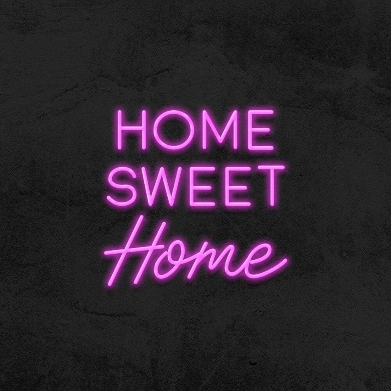 Home Sweet Home Led Neon Sign For Wall Decor | Shineneon