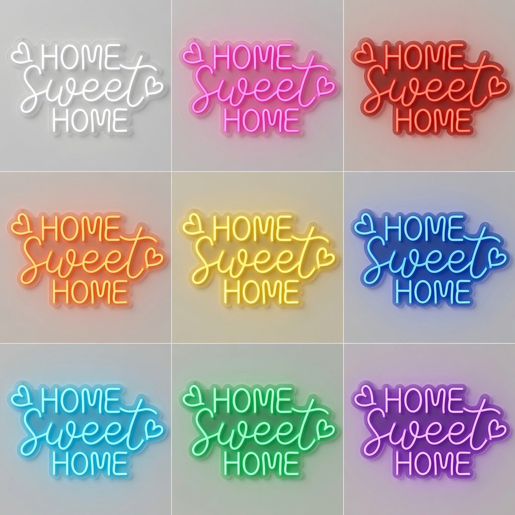 Home Sweet Home LED Neon Sign Home Decor - Shineneon