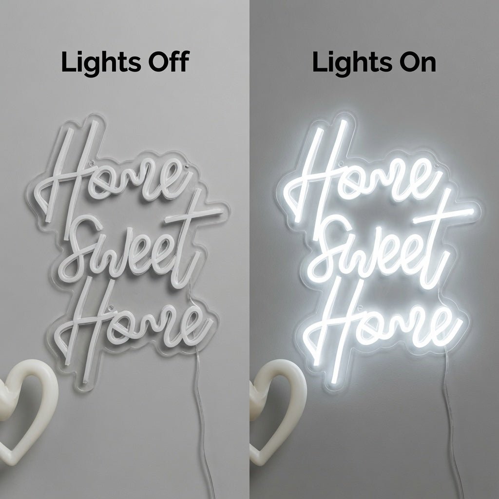 Home Sweet Home LED Neon Sign Living Room Decor - Shineneon