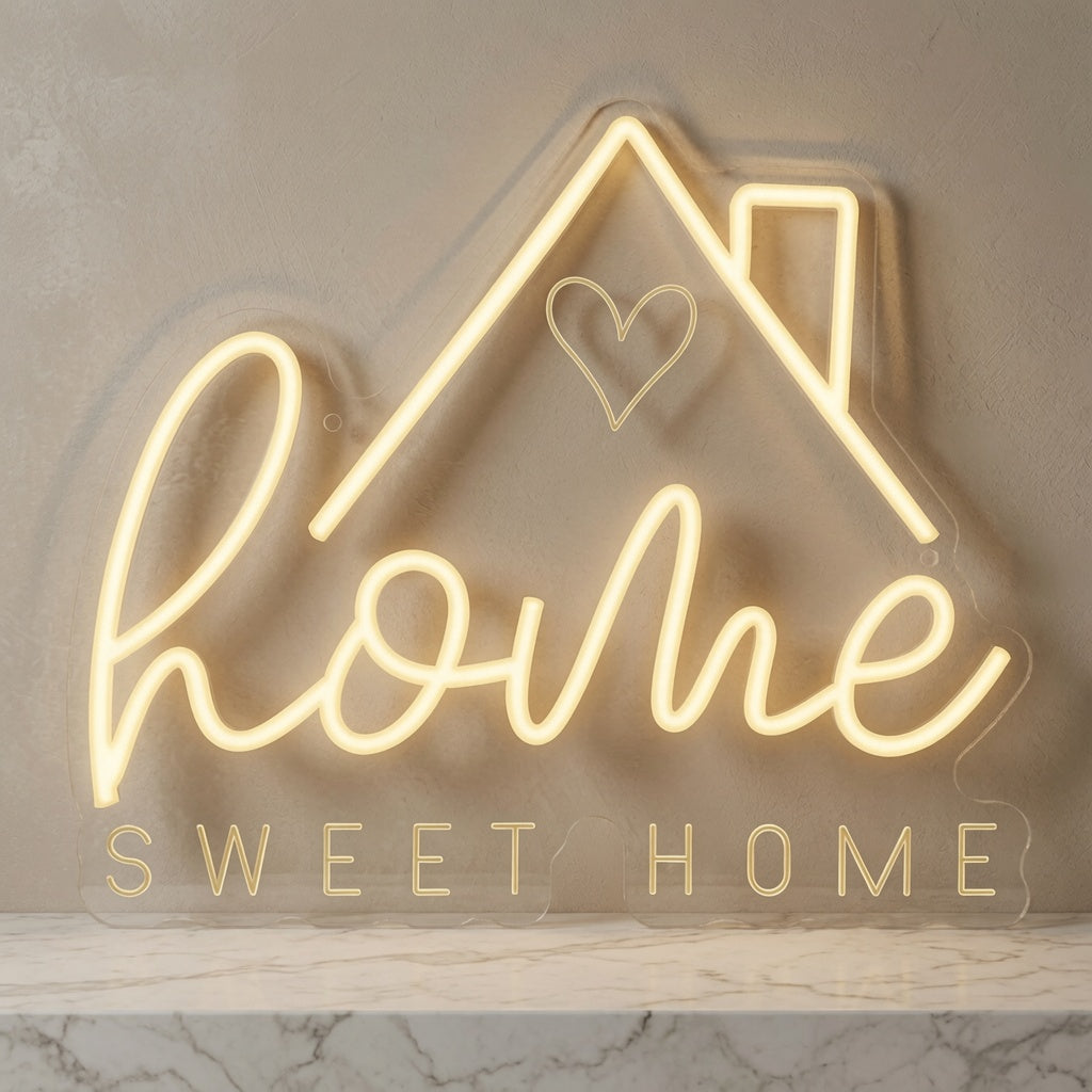 Home Sweet Home LED Neon Sign Wall Art Wall Neon Sign - 02 High-Converting Product Image