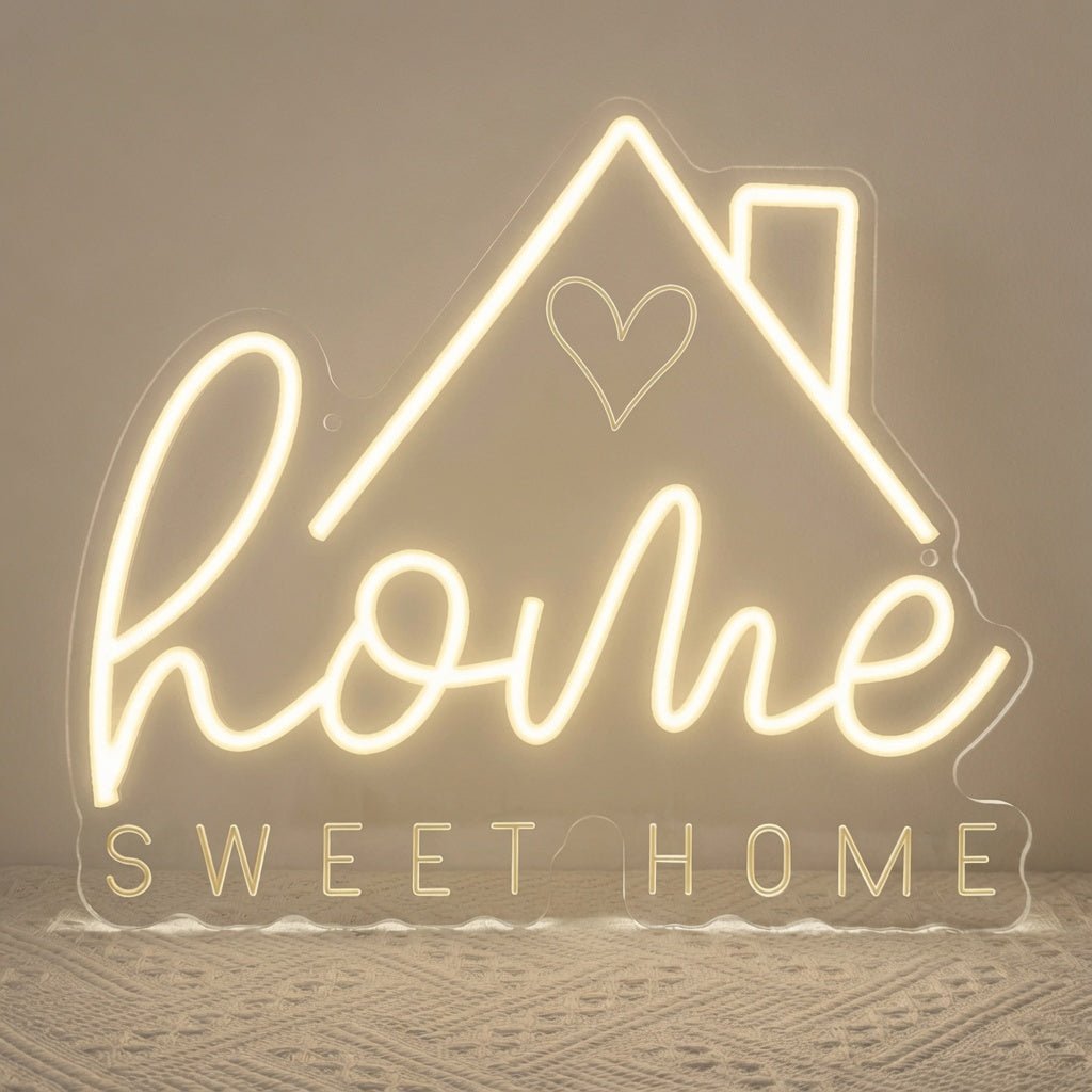 Home Sweet Home LED Neon Sign Wall Art Wall Neon Sign - Shineneon