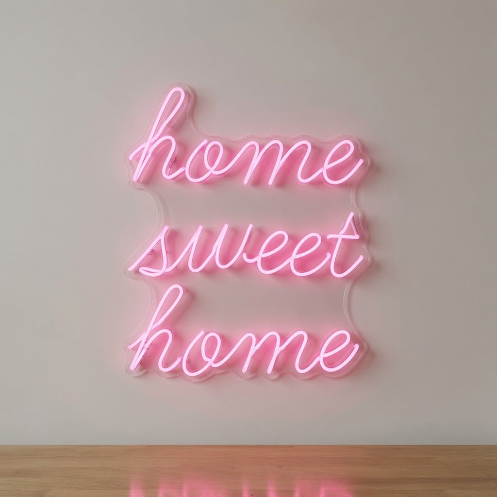 Home Sweet Home Minimal Wall Decor LED Neon Sign Wall Neon Sign - Shineneon
