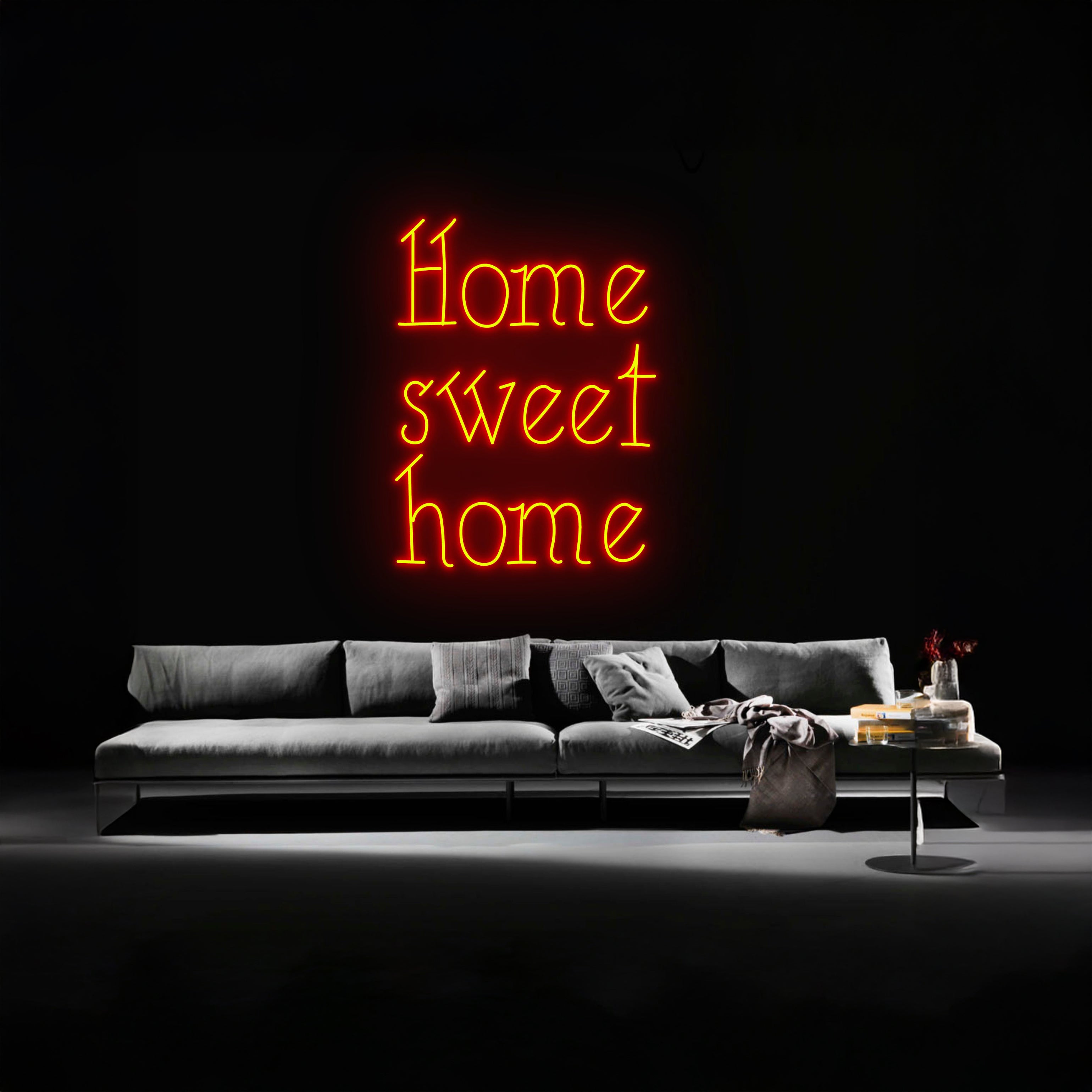 Home Sweet Home Neon Signs Gothic Neon Sign Bedroom Decor | Shineneon