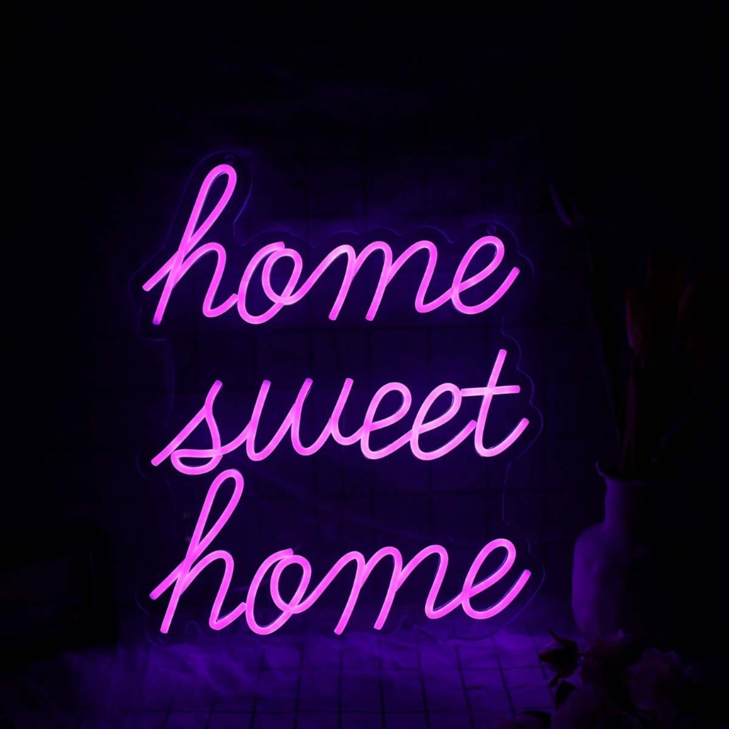Home Sweet Home Pink Led Neon Sign | Shineneon