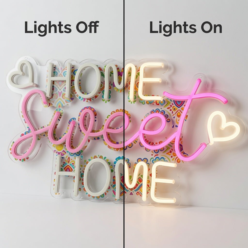Home Sweet Home Wall Decor LED Neon Sign - Shineneon