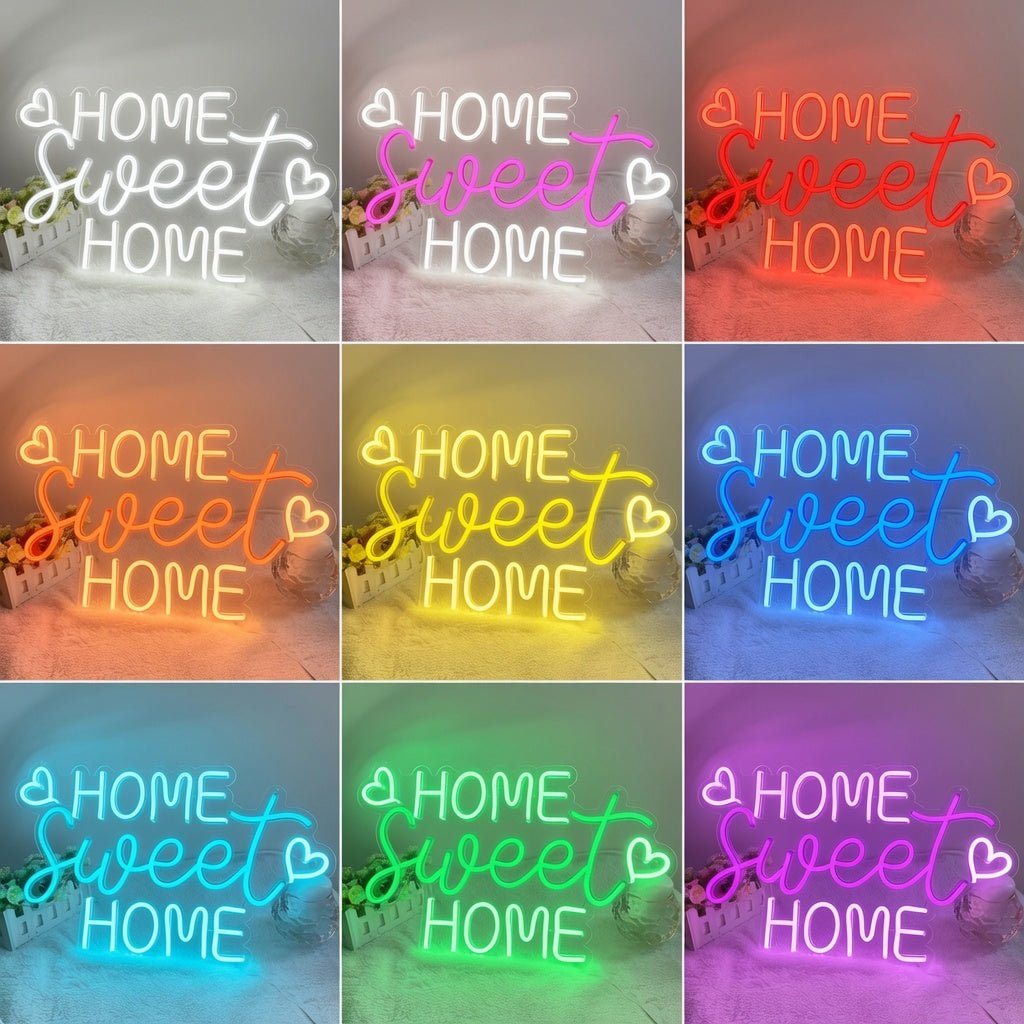 Home Sweet Home Wall Decor LED Neon Sign - Shineneon