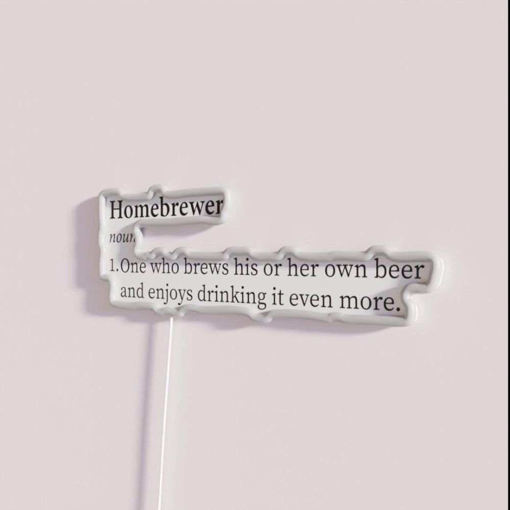 Homebrewer Definition Rgb Led Neon Sign - Shineneon