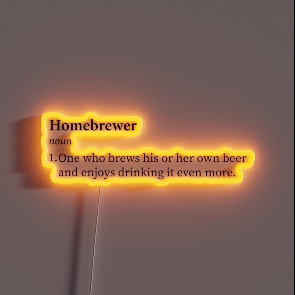 Homebrewer Definition Rgb Led Neon Sign - Shineneon