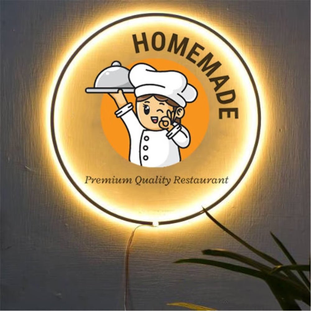 Homemade Acrylic Business Logo Sign - Shineneon
