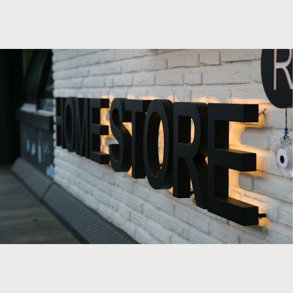 Homestore 3D Backlit Channel Letters Led Light Sign - Shineneon
