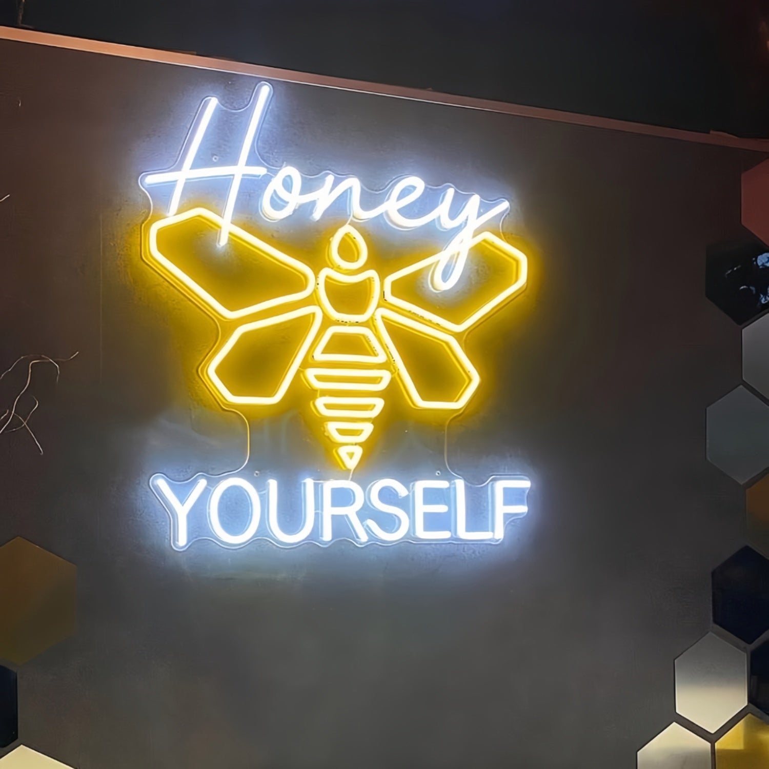 Honey Bee Yourself Neon Sign | Shineneon