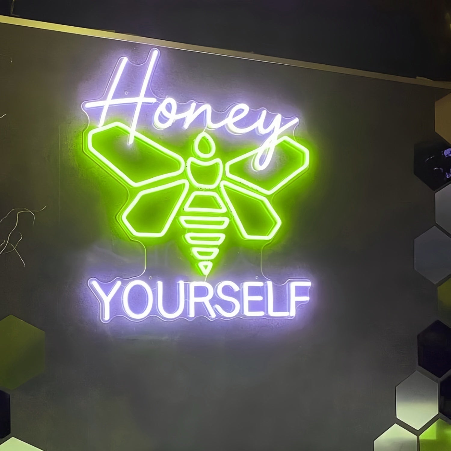 Honey Bee Yourself Neon Sign | Shineneon