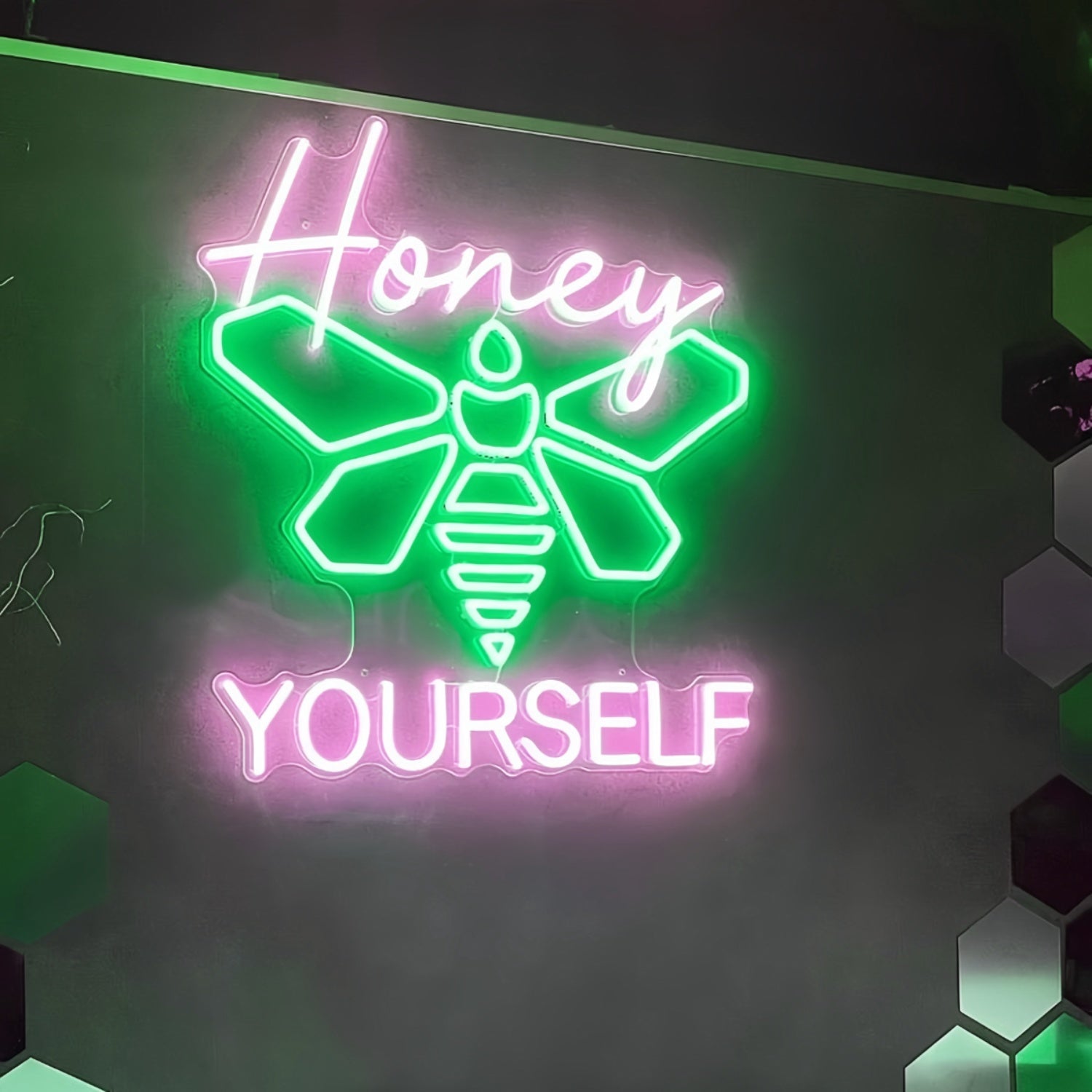 Honey Bee Yourself Neon Sign | Shineneon