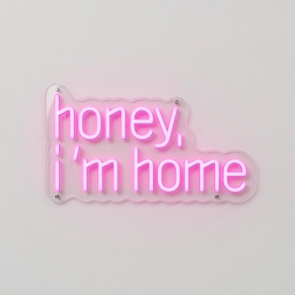 Honey I'm Home LED Neon Sign - Shineneon