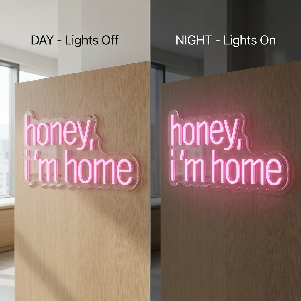 Honey I'm Home LED Neon Sign - Shineneon