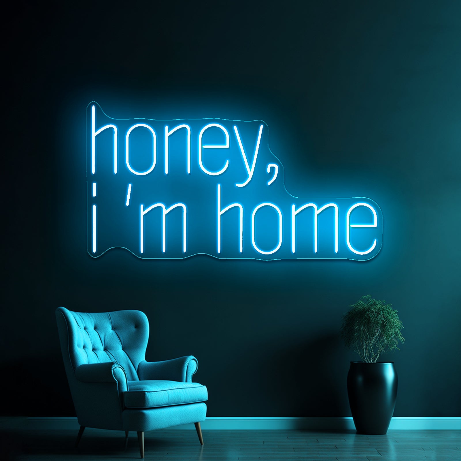 Honey Im Home Led Neon Sign For Home Decor