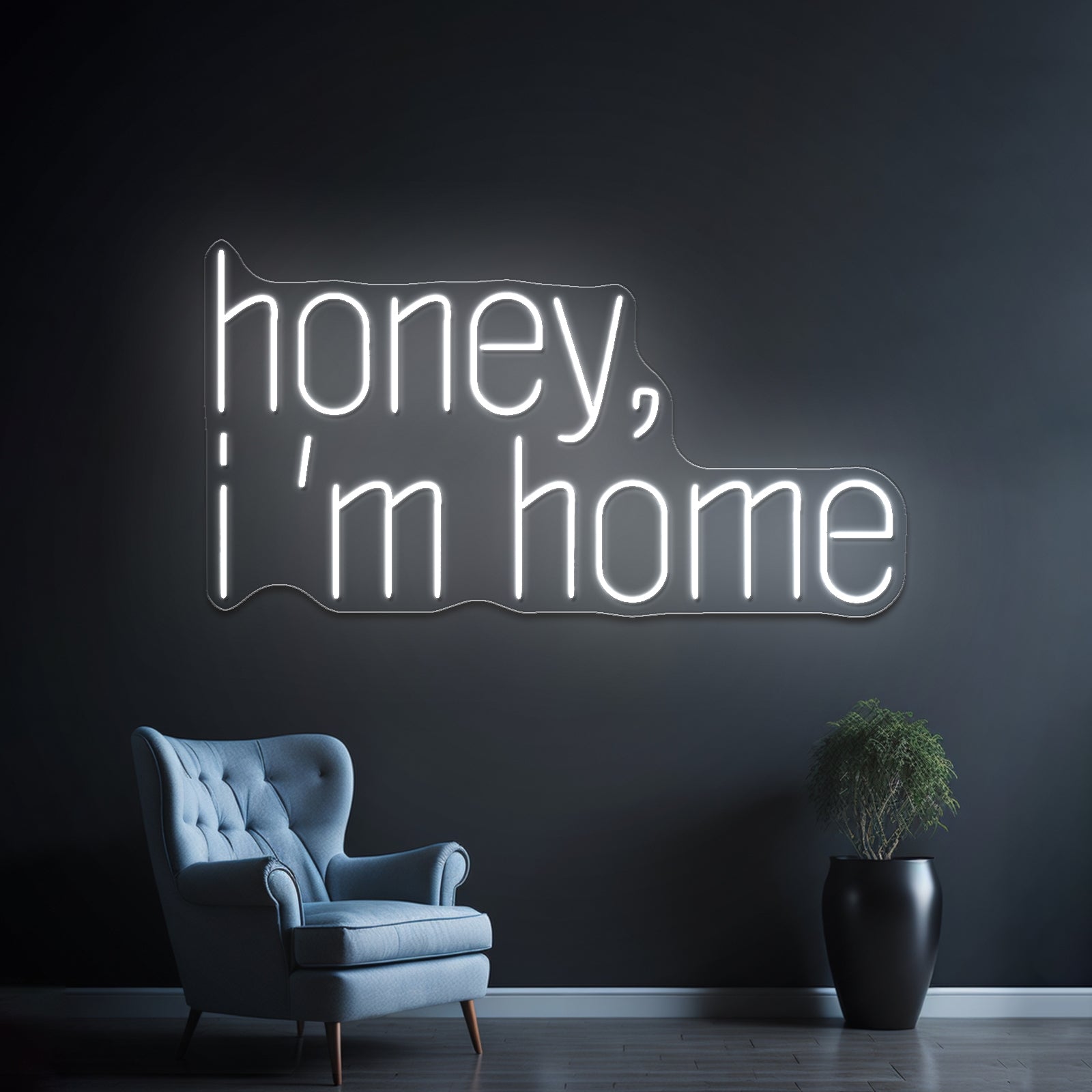 Honey Im Home Led Neon Sign For Home Decor