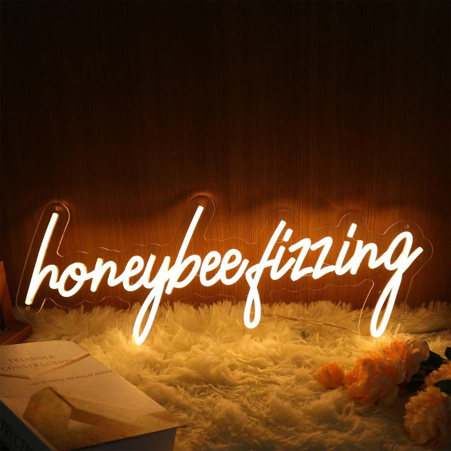 Honeybee Dizzing Yellow Led Neon Sign - Shineneon