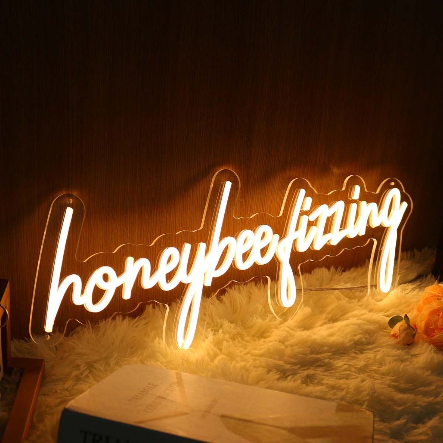 Honeybee Dizzing Yellow Led Neon Sign - Shineneon
