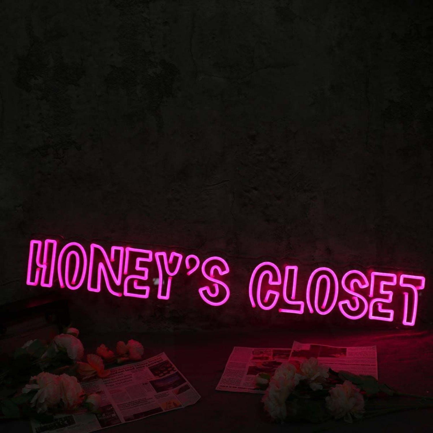 Honeys Closet Pink Led Neon Sign - Shineneon
