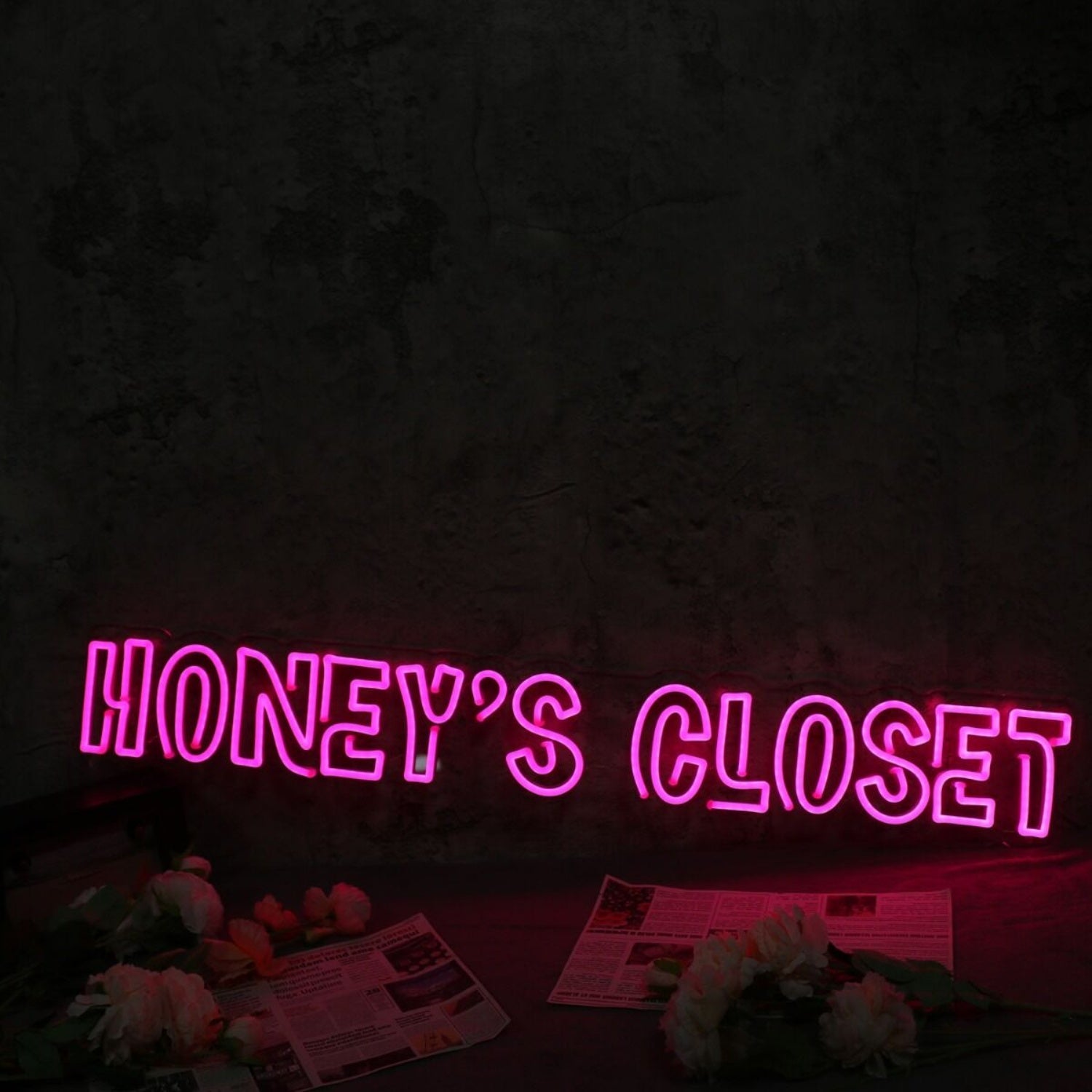 Honeys Closet Pink Led Neon Sign - Shineneon