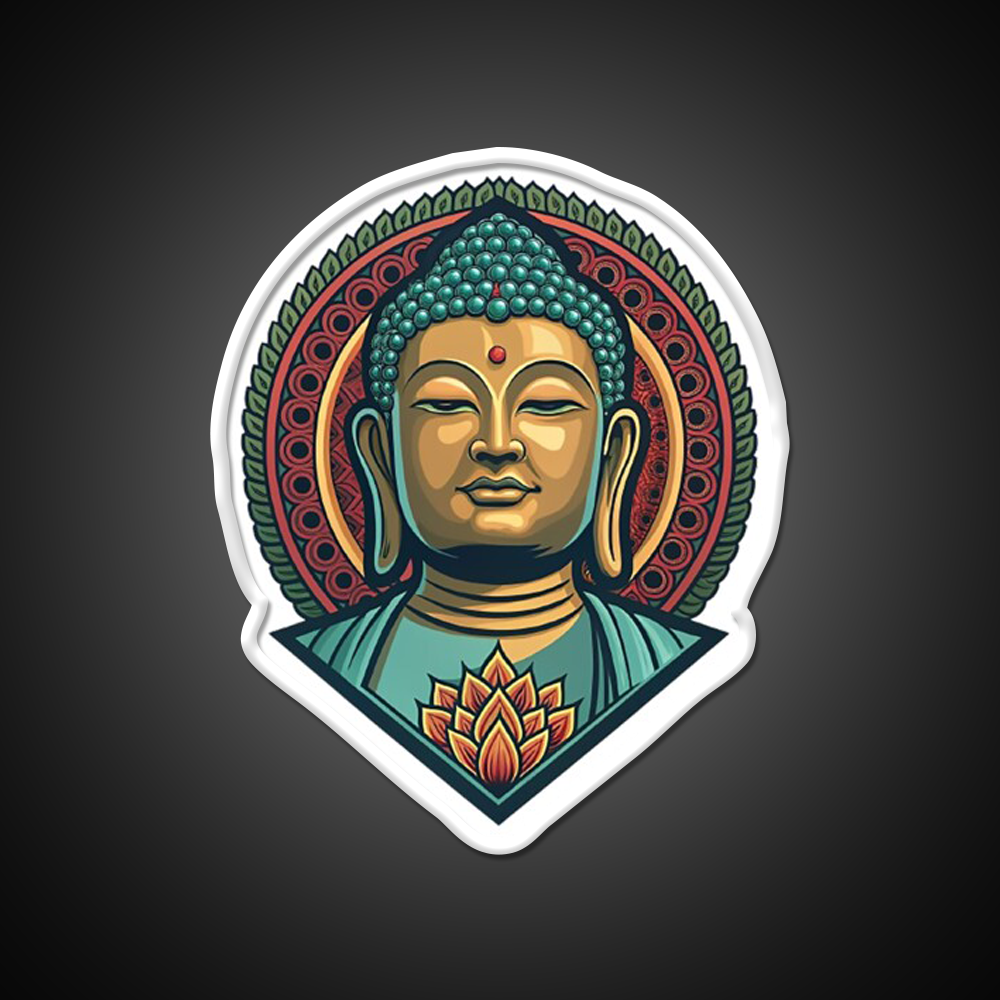 Hong Kong Tian Tan Buddha Led Neon Sign Chinese Food Rgb Color