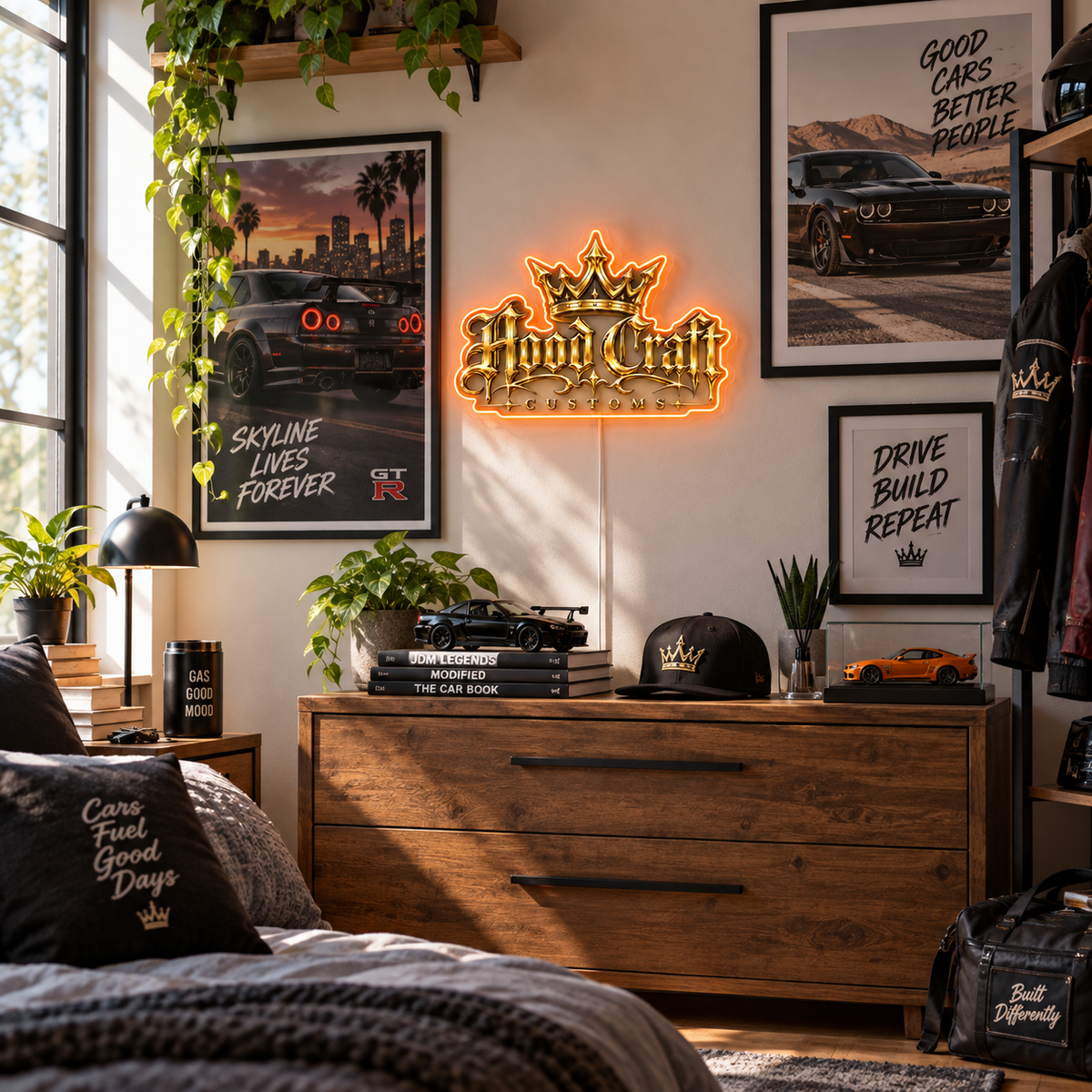 Hood Craft Custom LED Neon Sign