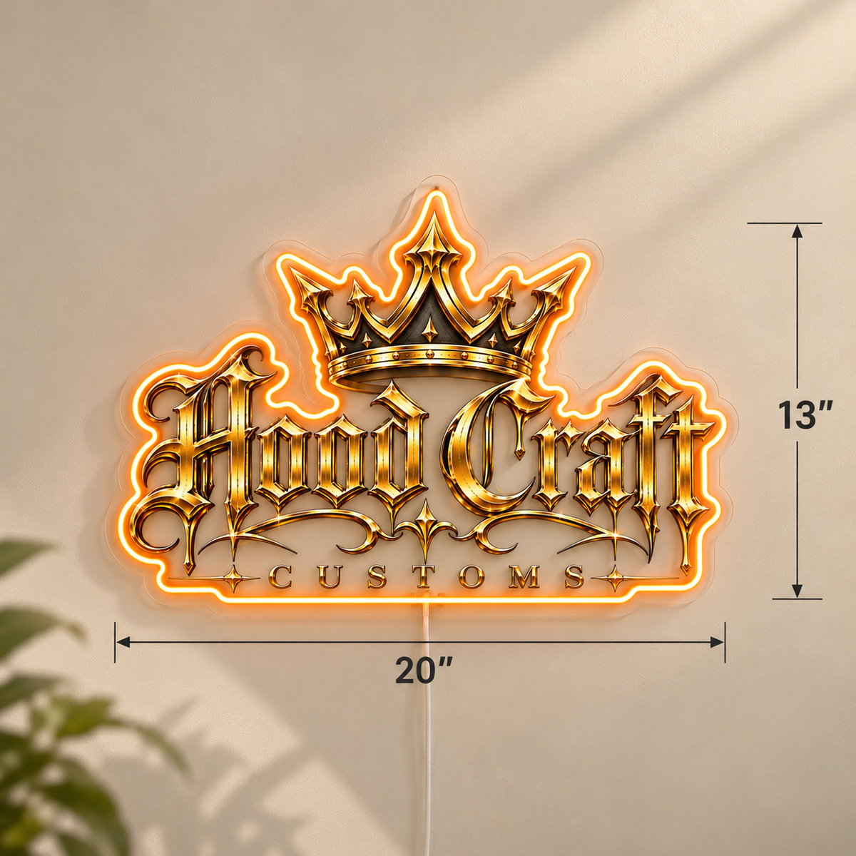Hood Craft Custom LED Neon Sign