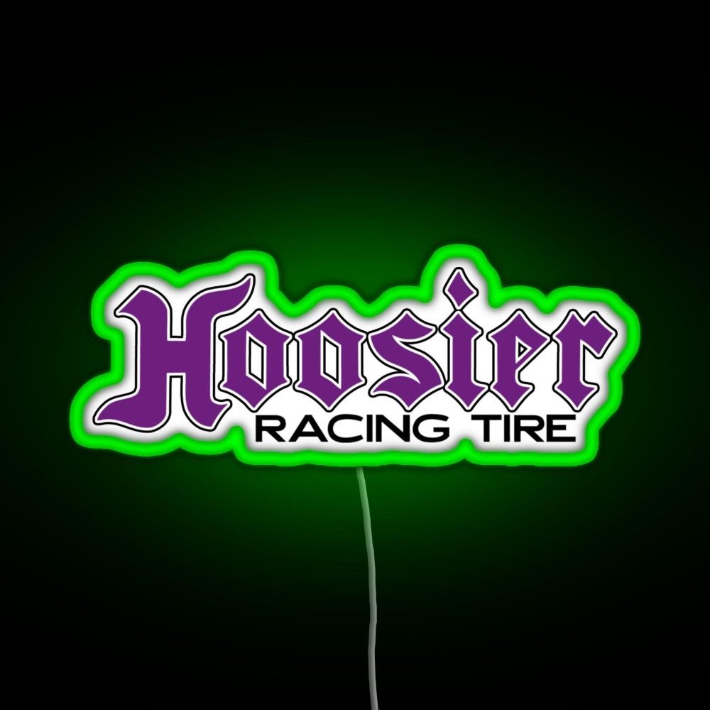 Hoosier Tire Rgb Led Neon Sign Pop Wall Art - Shineneon