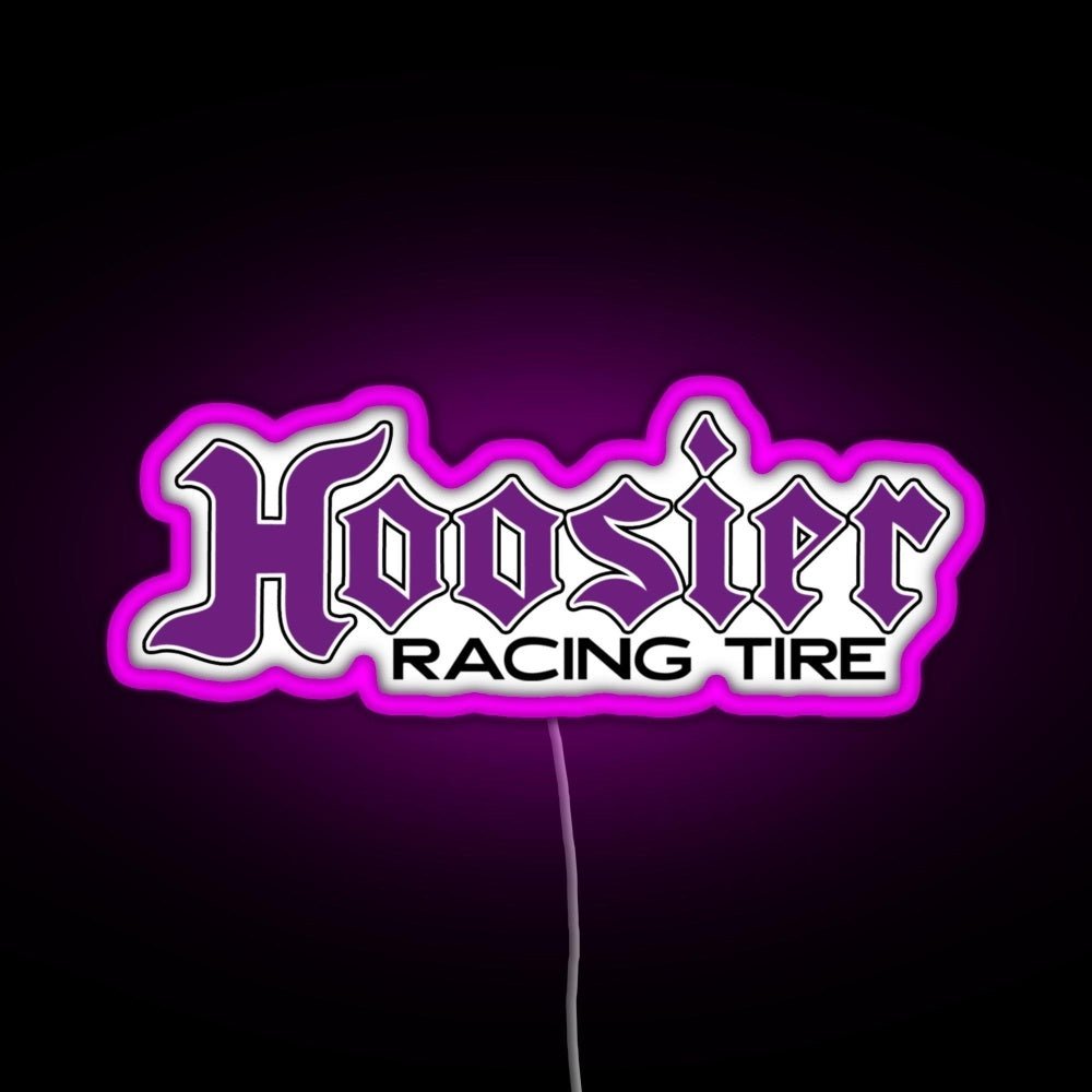 Hoosier Tire Rgb Led Neon Sign Pop Wall Art - Shineneon