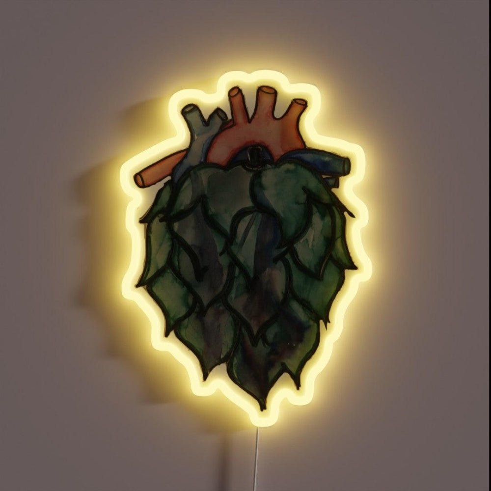 Hop Hearted Style 2 Rgb Led Neon Sign - Shineneon