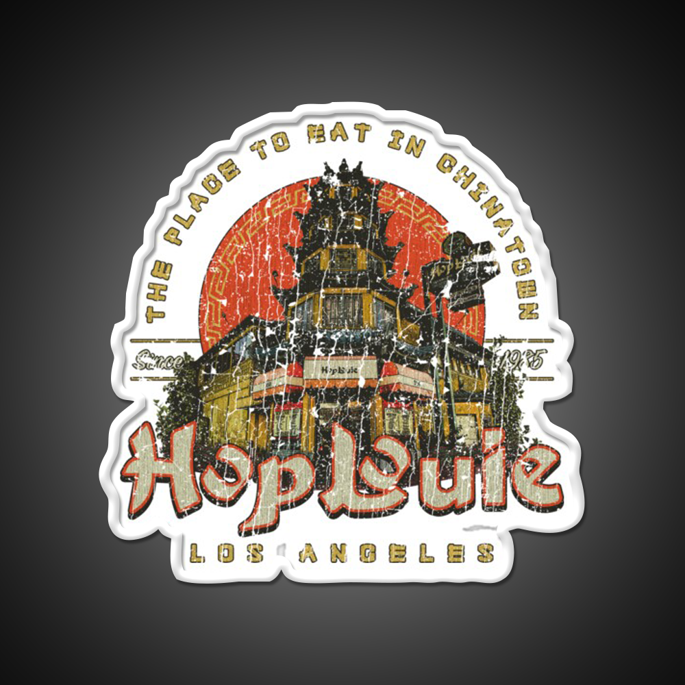 Hop Louie Los Angeles Led Neon Sign Chinese Food Rgb Color