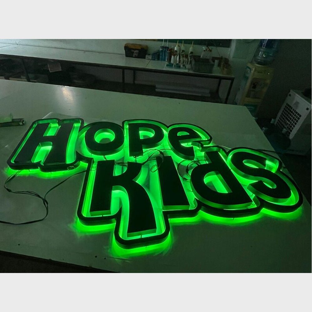 Hope Kids 3D Backlit Channel Letters Led Light Sign - Shineneon