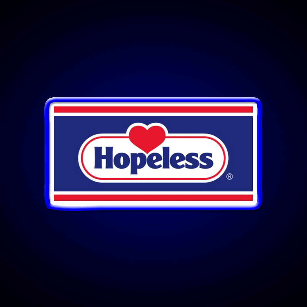 Hopeless Nihilistic Parody Of Snack Brand Logo Snack Food Led Neon Sign Rgb Color - Shineneon