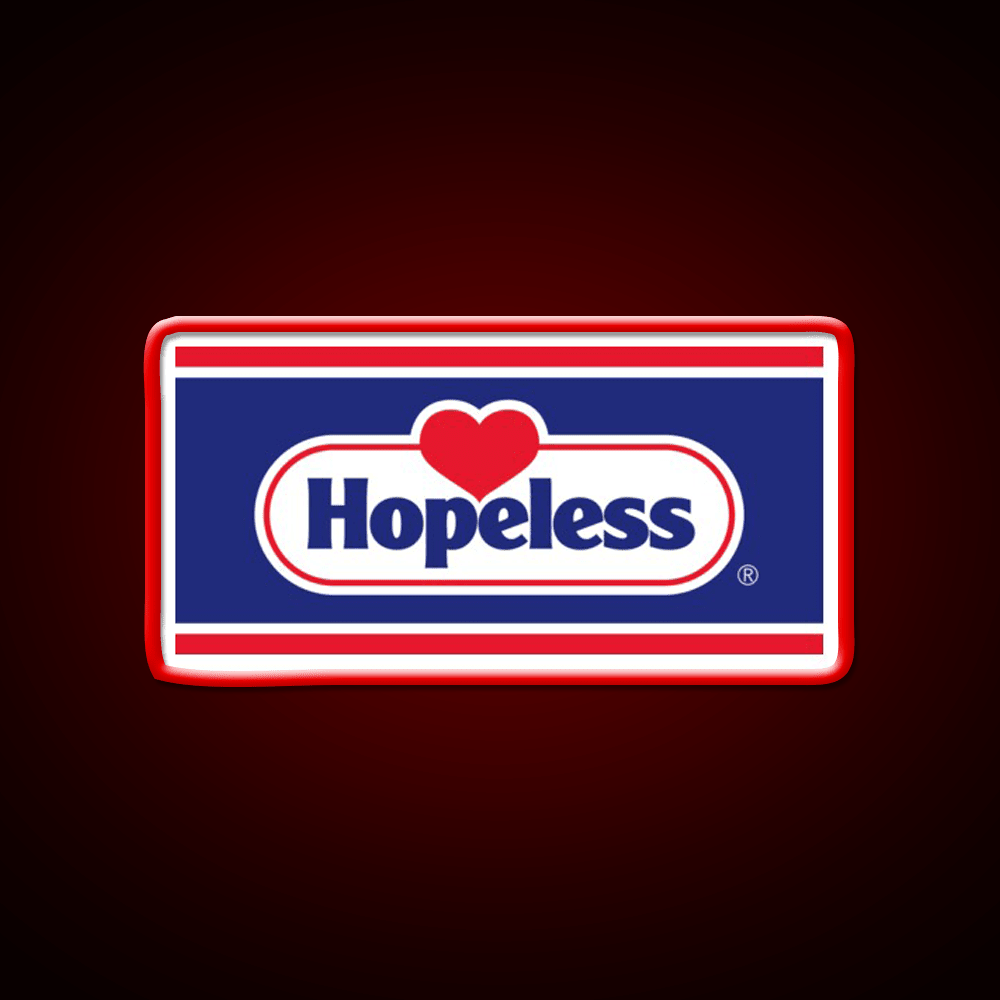 Hopeless Nihilistic Parody Of Snack Brand Logo Snack Food Led Neon Sign Rgb Color - Shineneon