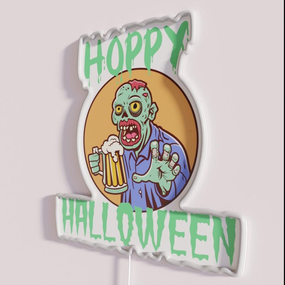 Hoppy Halloween Rgb Led Neon Sign