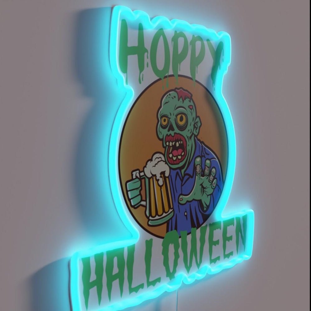 Hoppy Halloween Rgb Led Neon Sign - Shineneon