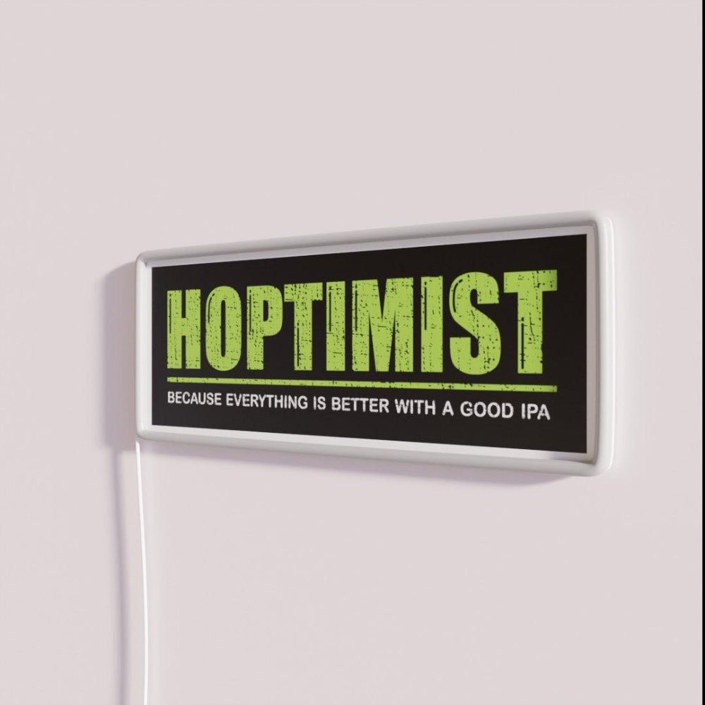 Hoptimist Everthing Is Better With A Good Ipa Rgb Led Neon Sign - Shineneon