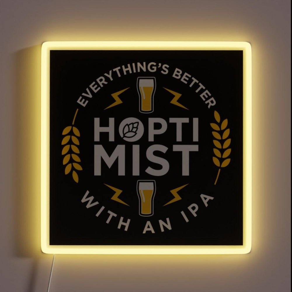 Hoptimist Everythings Better With An Ipa Rgb Led Neon Sign - Shineneon
