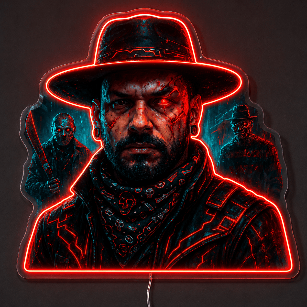 horror character Custom LED Neon Sign - Shineneon