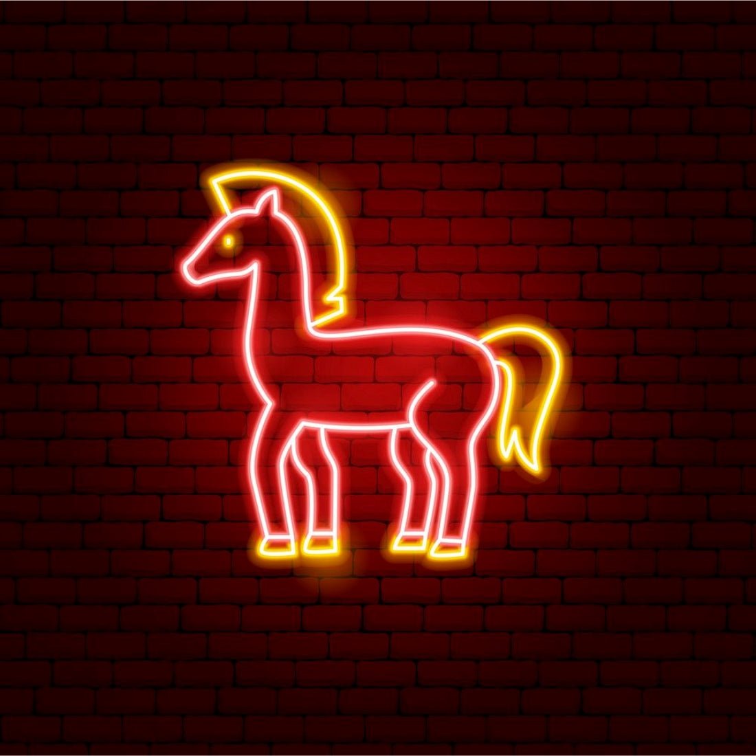 Horse Chinese Zodiac Led Sign Business Neon Sign - Shineneon