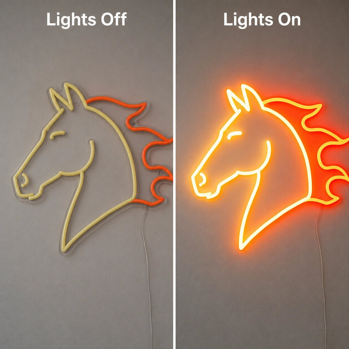 Horse Head LED Neon Sign - Shineneon