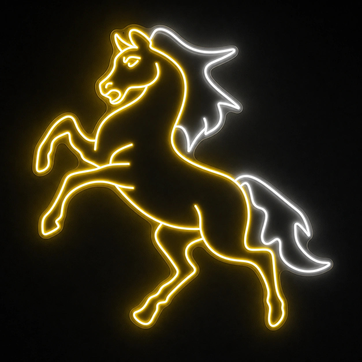 Horse LED Neon Sign Home Garage Wall Decoration main product image